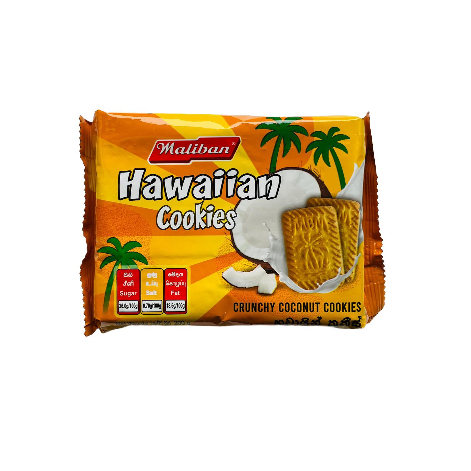 Maliban Hawaian Cookies 200g